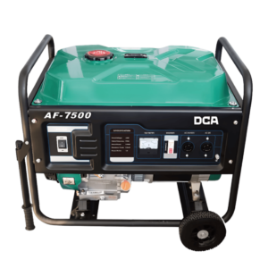 DCA AF7500 GENERADOR CON RUEDAS 420CC 6000W 220V MOTOR GASOLINA 4 TIEMPOS 8H