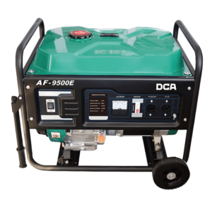 DCA AF9500E GENERADOR CON RUEDAS 438CC 7000W 220V MOTOR GASOLINA 4 TIEMPOS 7H